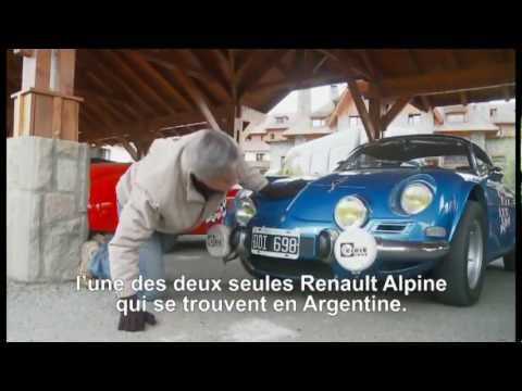 Berlinette Renault Alpine A110 en Argentine et au Chili pour le rallye des 1 001 nuits.