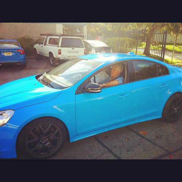 Look who took a ride in the #Volvo #S60 #Polestar #Concept.