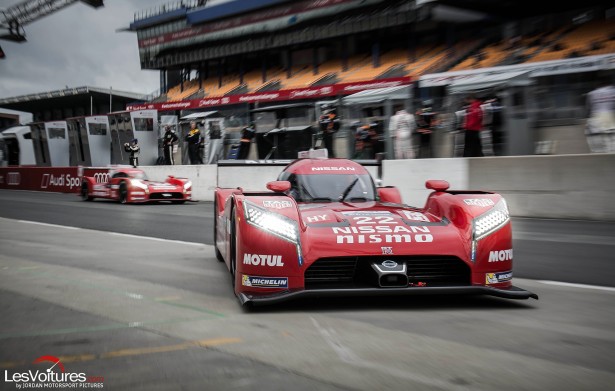 24-Heures-du-Mans-2015-Hours-of-le-test-day-journee-test-nissan-lm-gt-r-nismo-stand