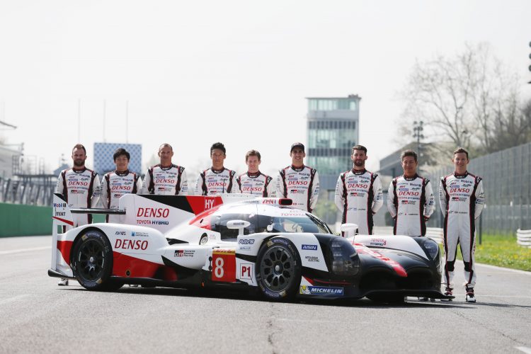 TOYOTA GAZOO  Racing.  World Endurance Championship. TS050 Launch and Prologue Test 31st March to 2nd April 2017 Monza, Italy.