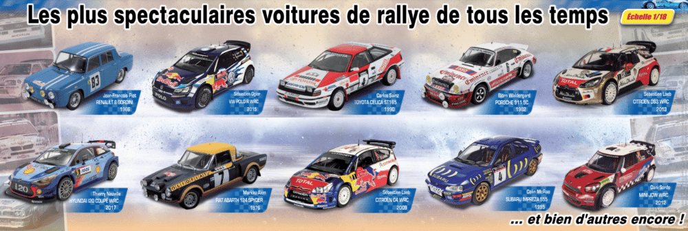 Voitures De Rallye Altaya Lance Une Collection De Miniatures Les