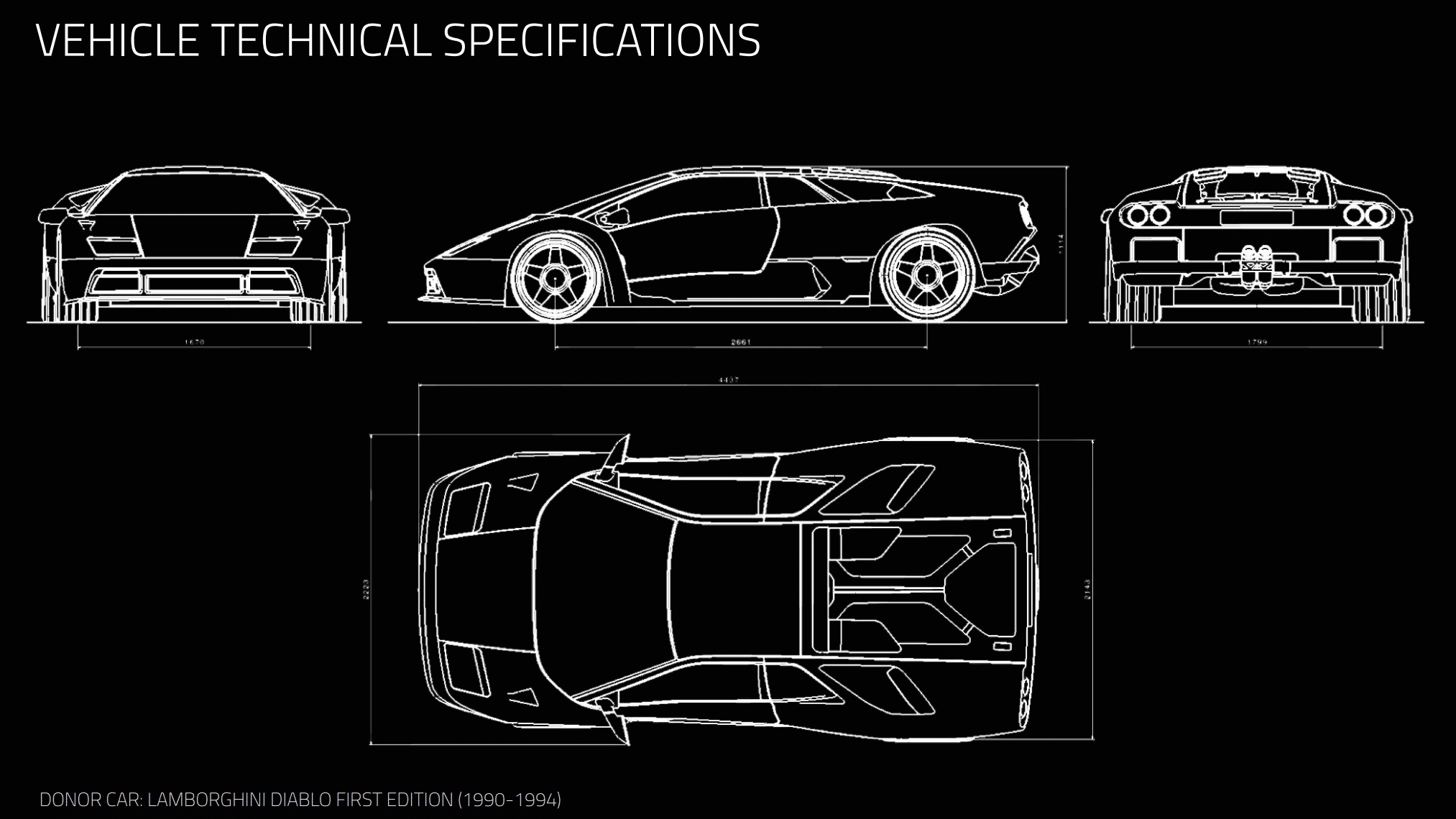 Eccentrica Cars Diablo Sublime Restomod De La Mythique Lamborghini