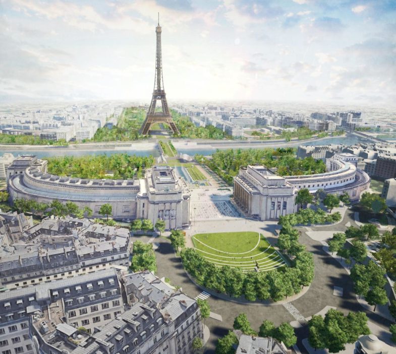 projet tour Eiffel et Trocadéro