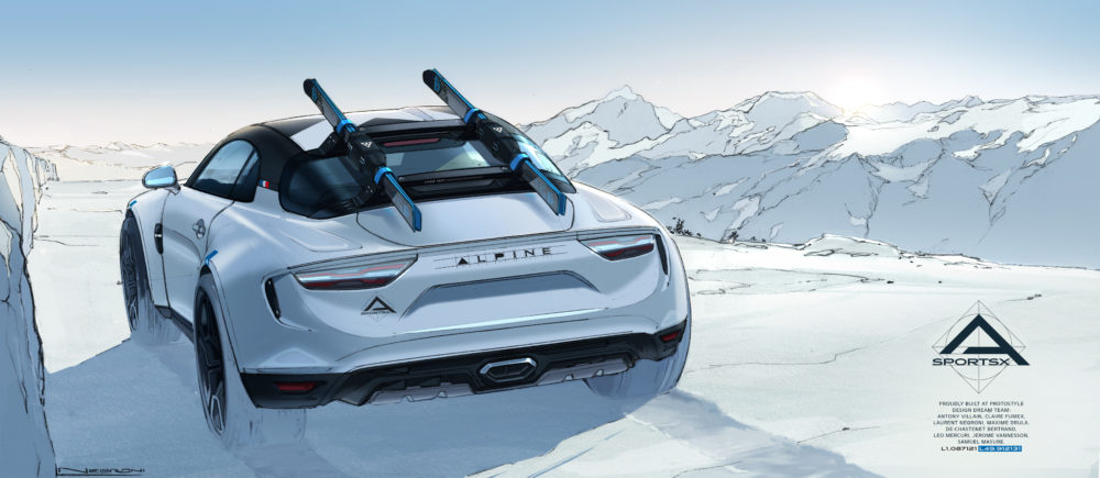 Alpine A110 Sports X : la berlinette des neiges | Les Voitures