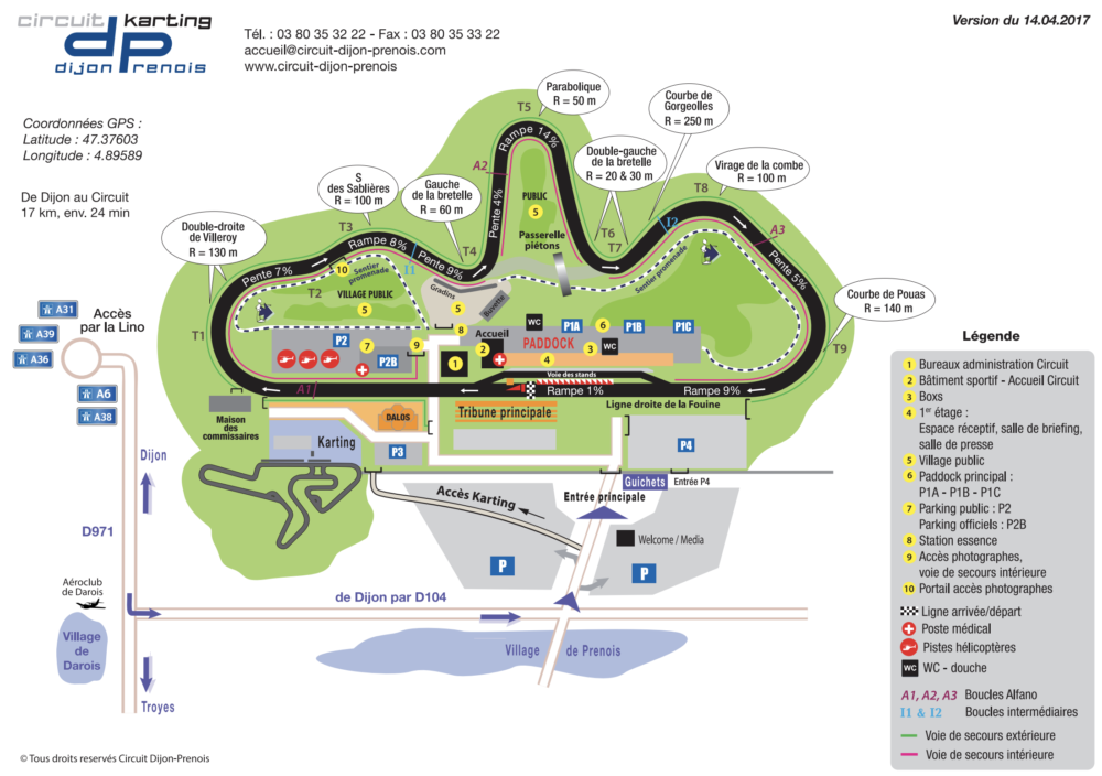 Circuit de Dijon-Prenois - Les Voitures