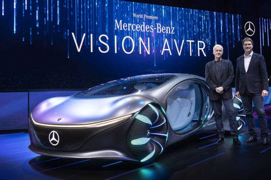 Mercedes-Benz Vision AVTR Avatar 2 La Voie de l'eau James Cameron