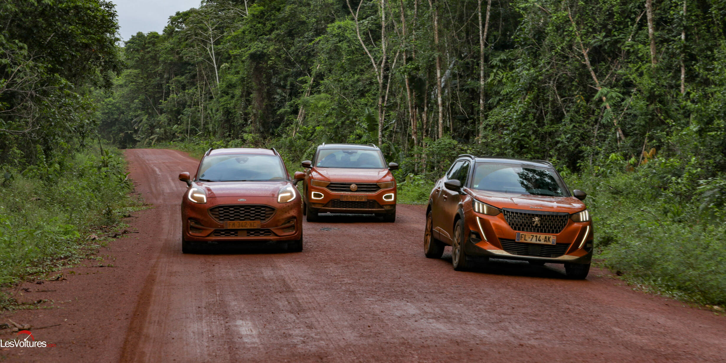 Road Trip : les Peugeot 2008, Ford Puma et Volkswagen T-Roc au coeur de la Guyane