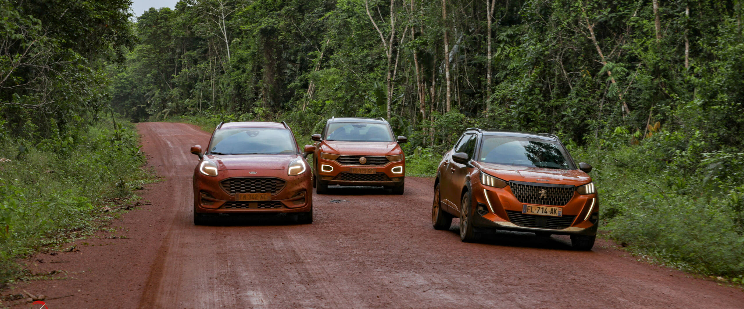 Road Trip : les Peugeot 2008, Ford Puma et Volkswagen T-Roc au coeur de la Guyane