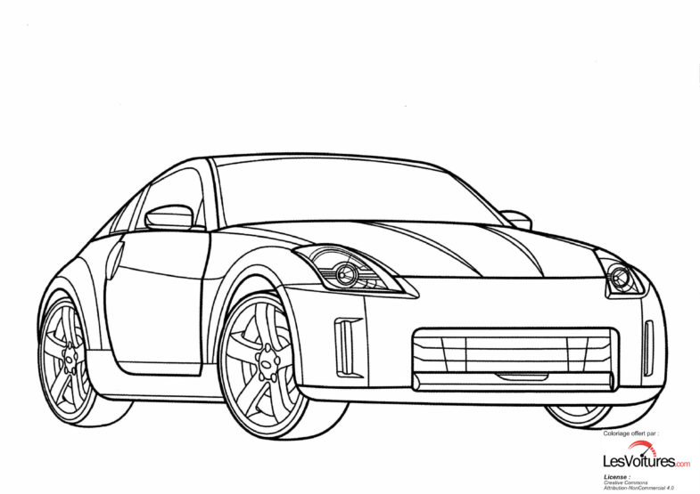 Nissan350Zcoloriagevoiture  Les Voitures