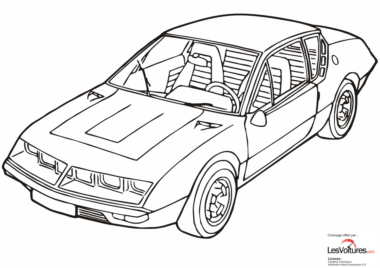 renault-alpine-a310-coloriage-voiture | Les Voitures