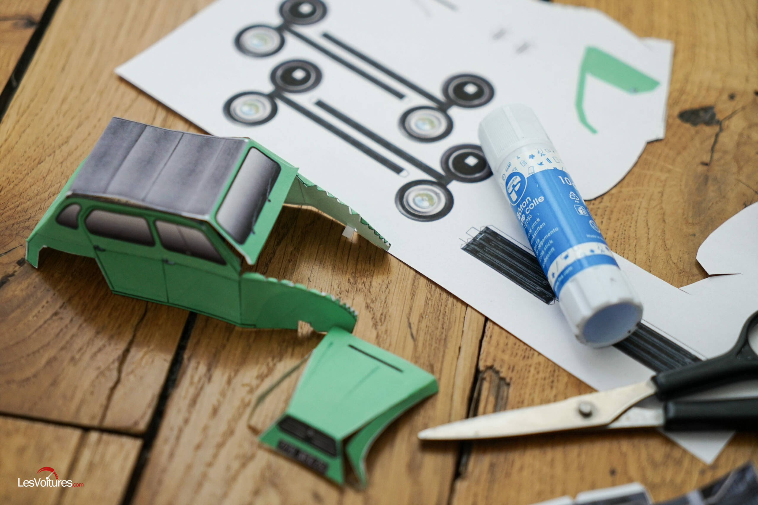 maquettes en papier voitures coloriages voitures