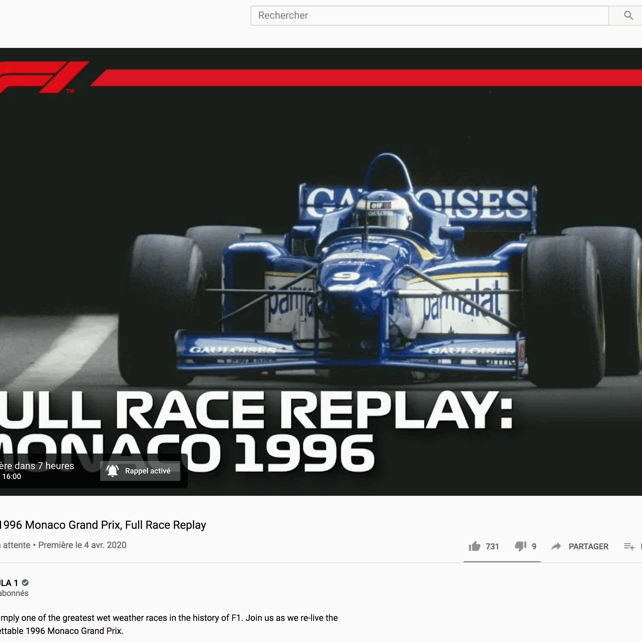 GP de Monaco 1996