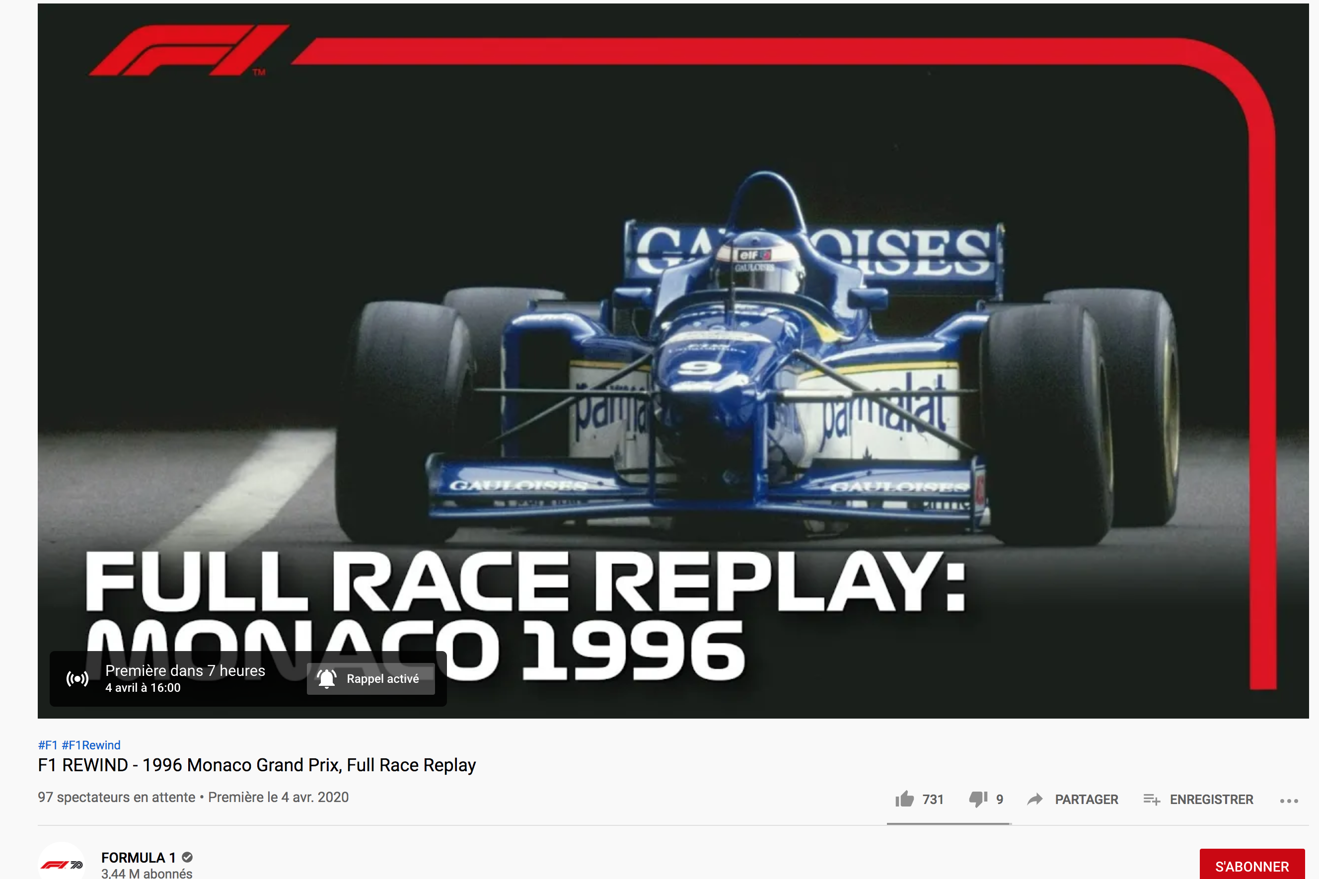 GP de Monaco 1996