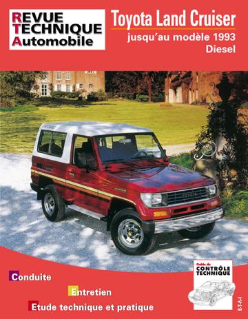 Revue technique automobile 493.4 Toyota Land Cruiser LJ Diesel 85-93
