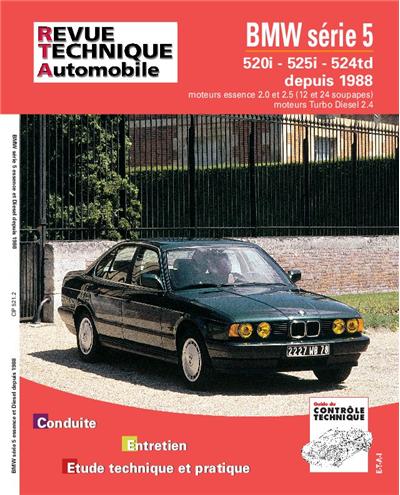 Revue technique automobile 521.2 BMW série 5 E&D (88/91)& TD