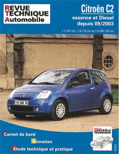 Revue technique automobile 684.1 Citroën C2 essence et Diesel depuis 09/03
