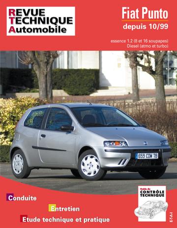 Revue technique automobile 739.1 Fiat Punto essence et Diesel depuis 10/99