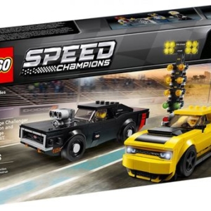 LEGO® Speed Champions 75893 Dodge Challenger SRT Demon 2018 et Dodge Charger R/T 1970