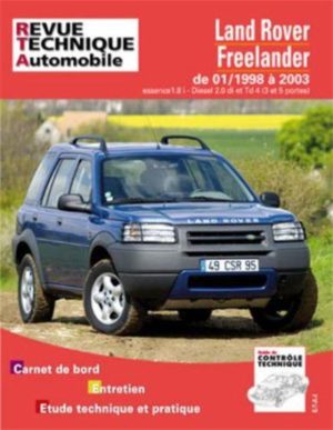 Revue Technique Automobile, TAP422 Land Rover freelander de 01/1998 à 2003