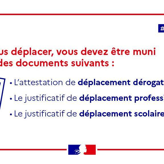 attestations de déplacements