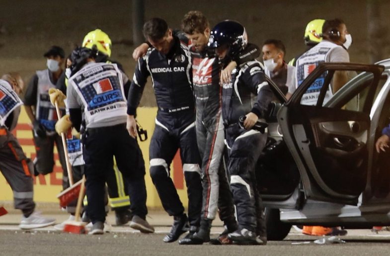 Romain Grosjean accident