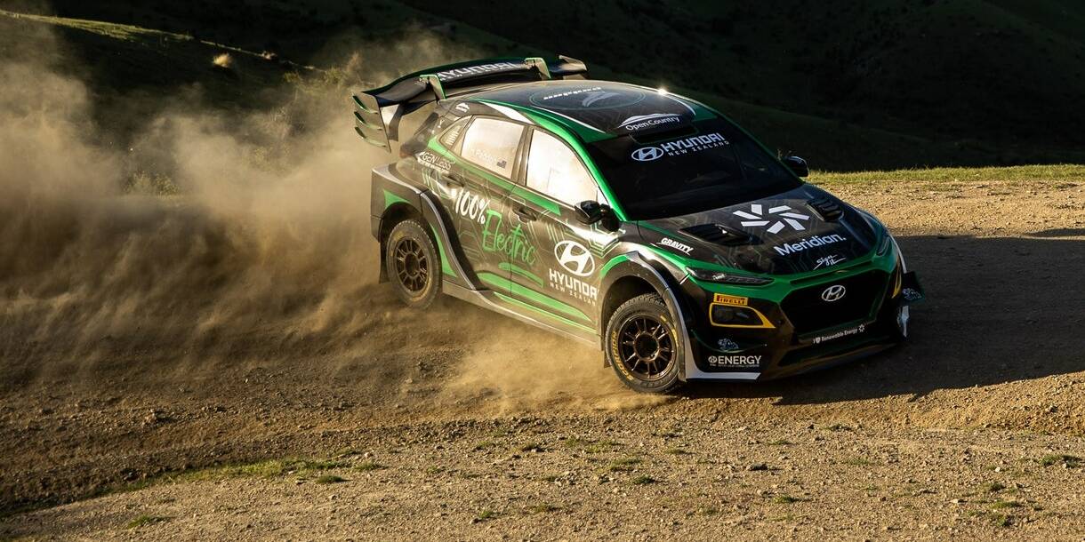 Hyundai Kona EV Rally Car