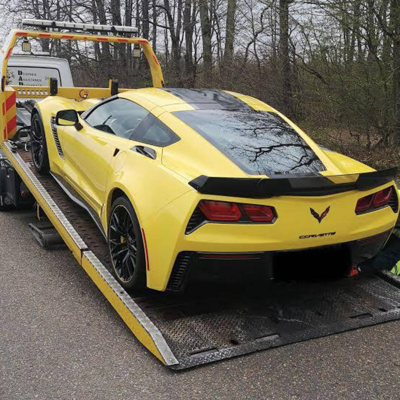 grand excès de vitesse Chevrolet Corvette C7 Z06 Loiret
