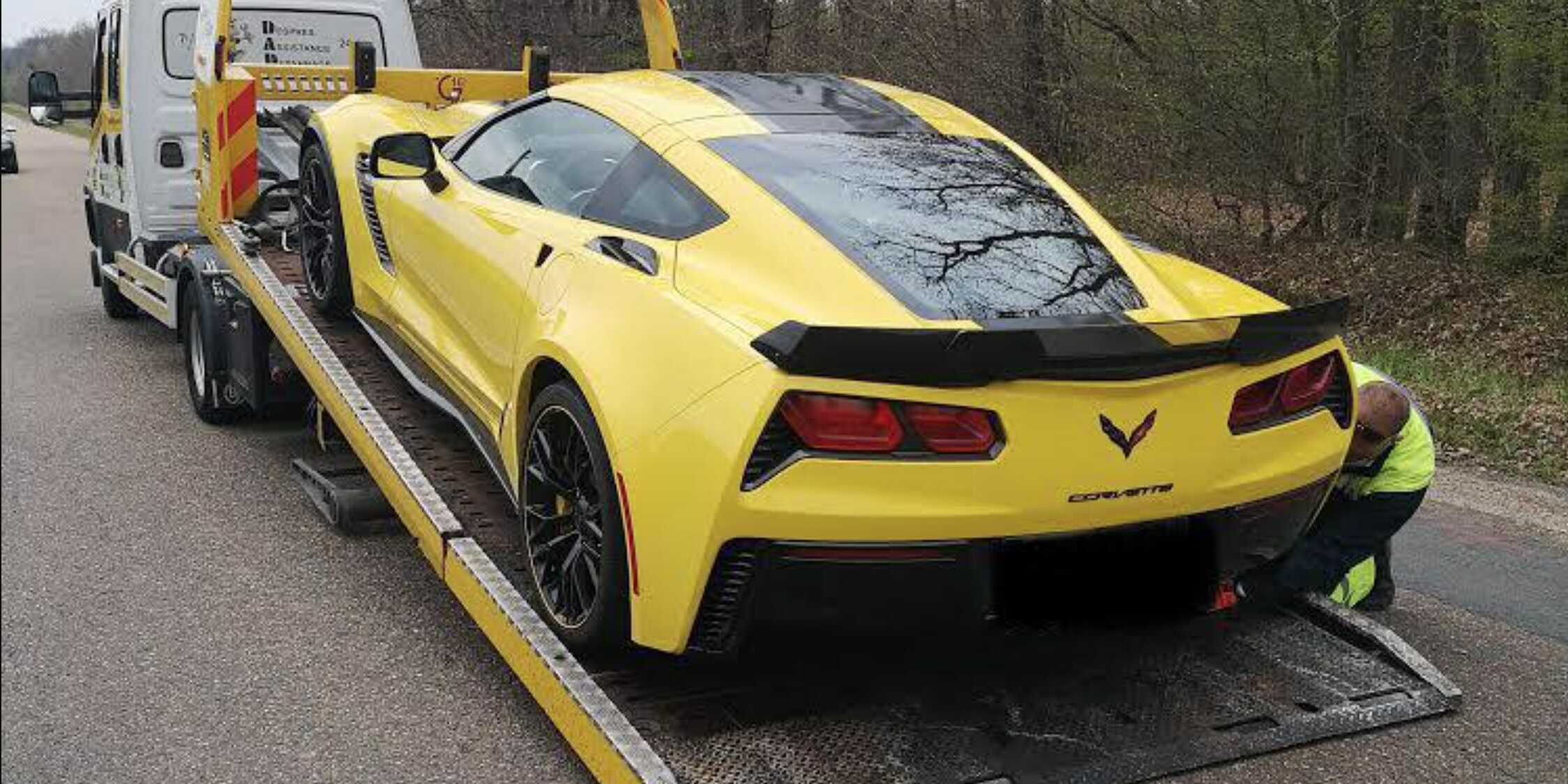 grand excès de vitesse Chevrolet Corvette C7 Z06 Loiret