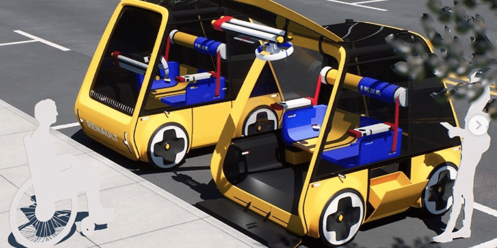 voiture Ikea Renault électrique