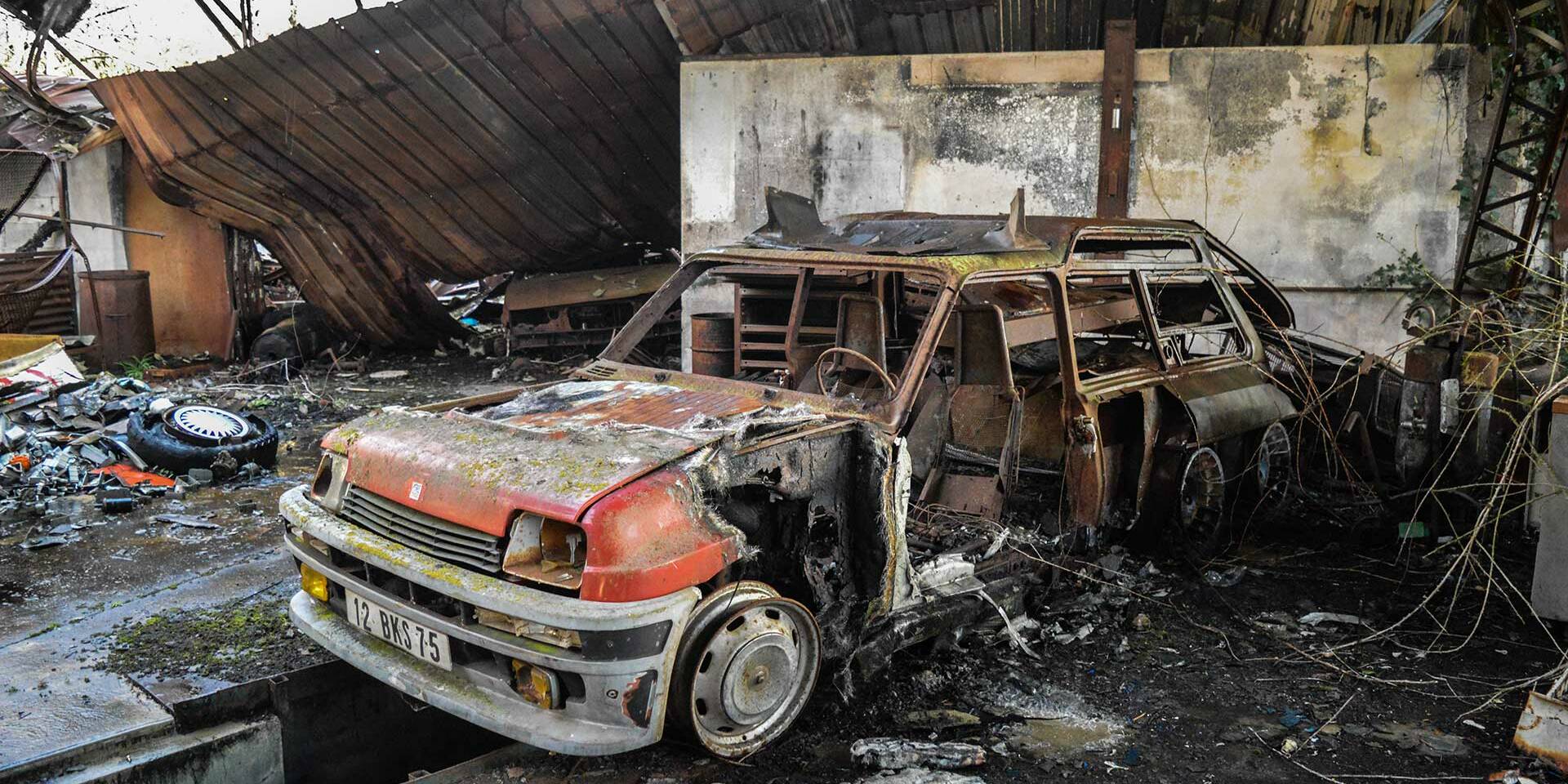 Renault 5 Turbo 6 roues Christian de Léotard