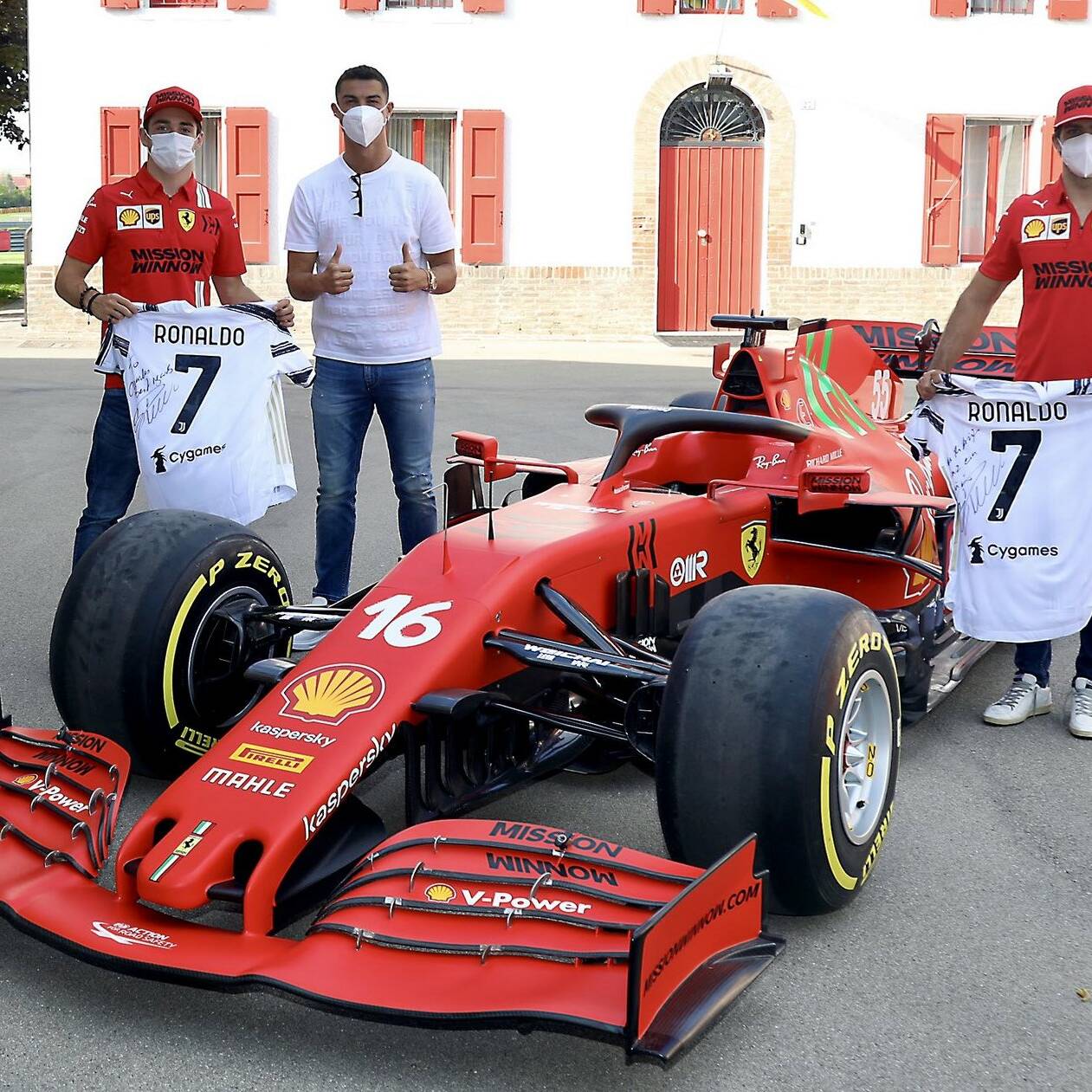 F1 Ferrari Monza SP2 Cristiano Ronaldo CR7