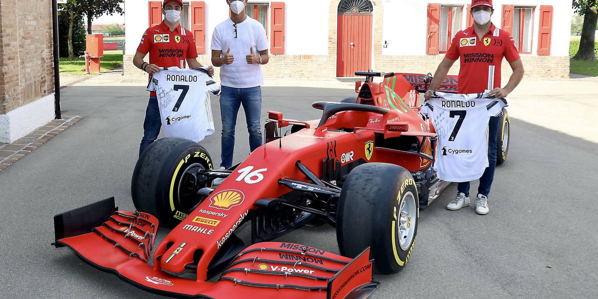 F1 Ferrari Monza SP2 Cristiano Ronaldo CR7