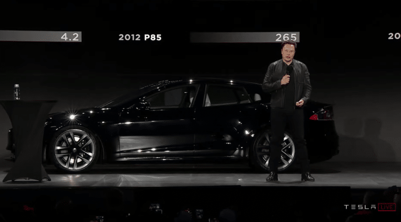 Tesla Model S Plaid Elon Musk 
