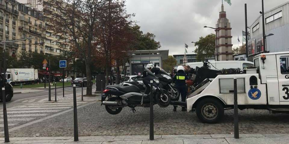 Paris scooters deux roues