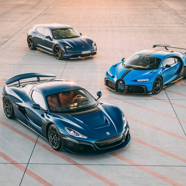 Bugatti Rimac Porsche