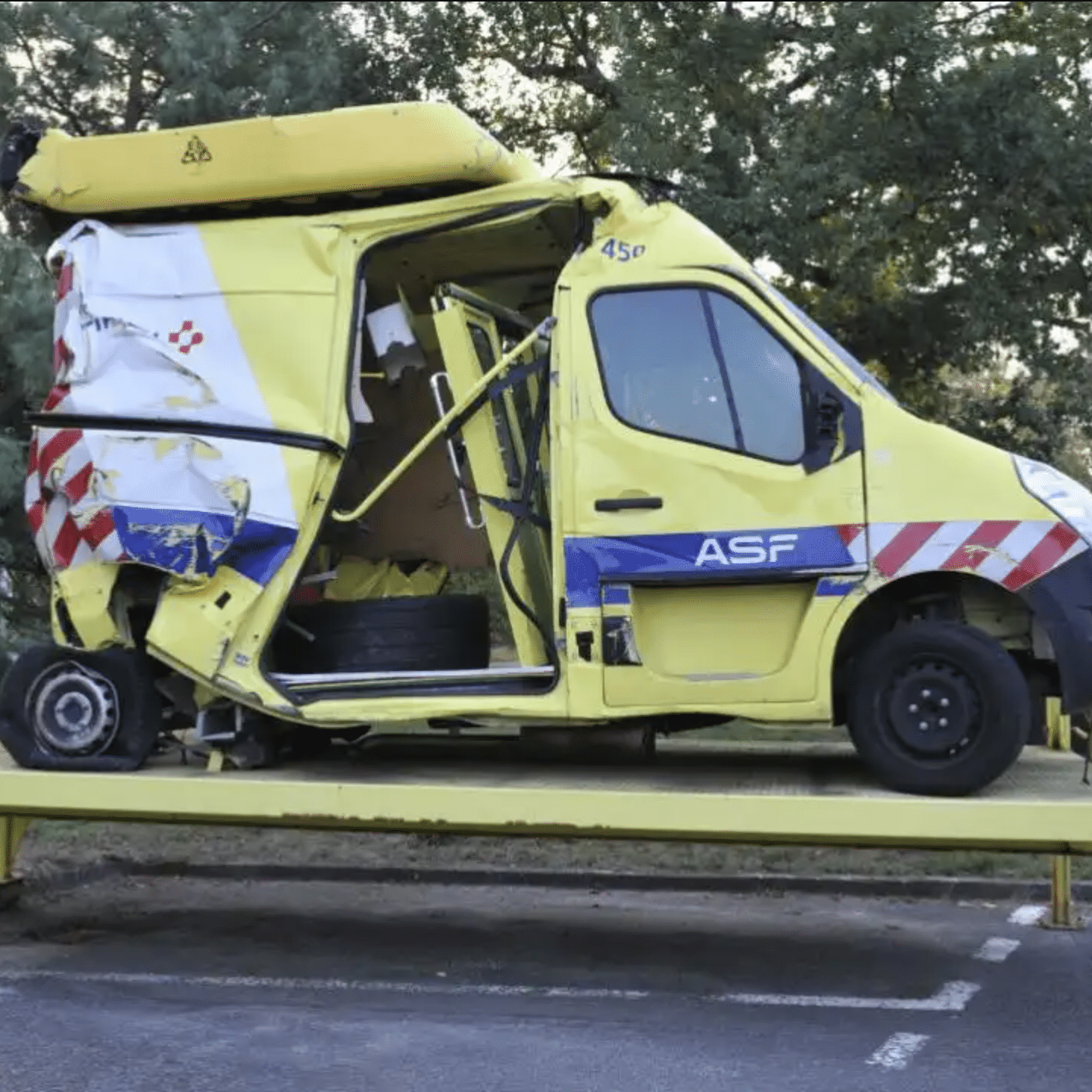 Vinci Autoroutes fourgons accidentés