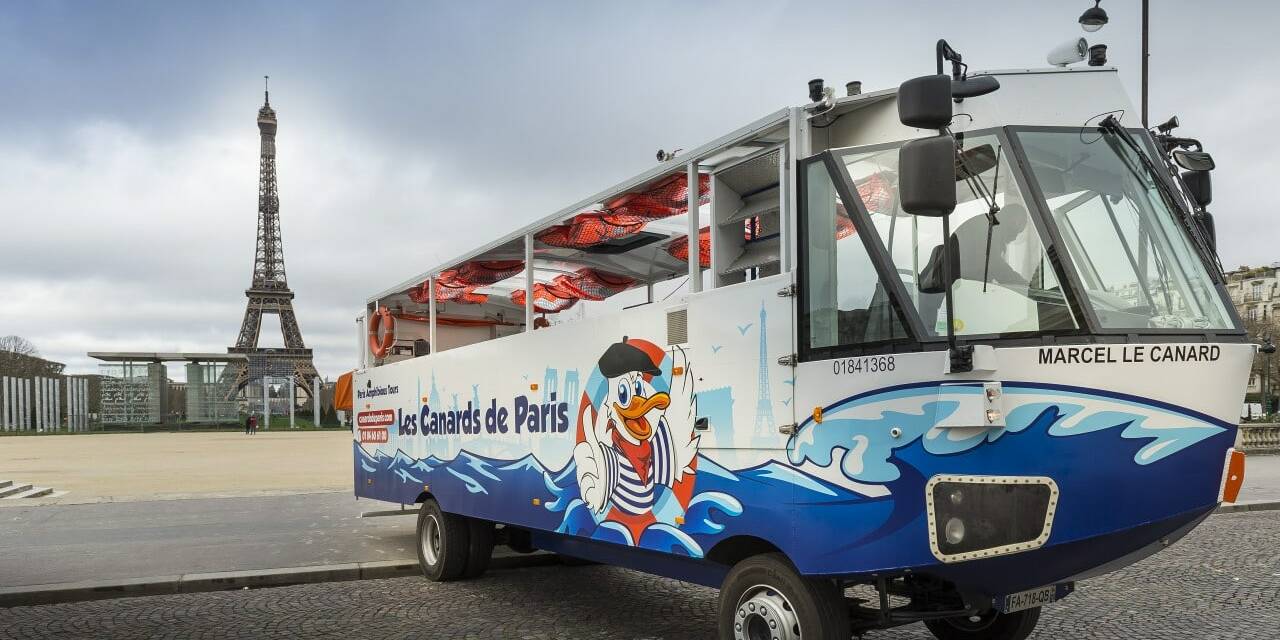 bus amphibie les canards de Paris