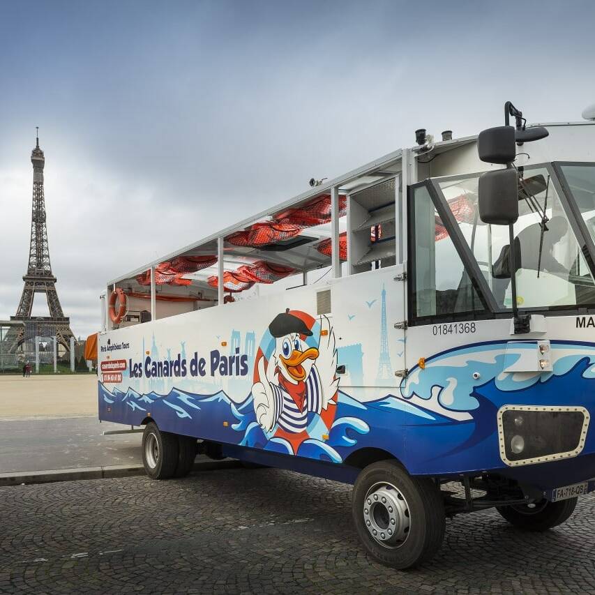 bus amphibie les canards de Paris