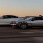 Porsche Taycan DeLorean DMC-12 Retour vers le futur