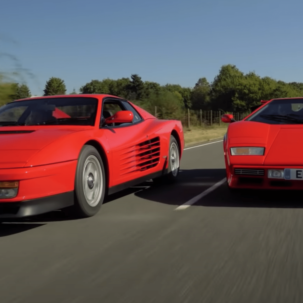 Ferrari Testarossa Lamborghini Countach