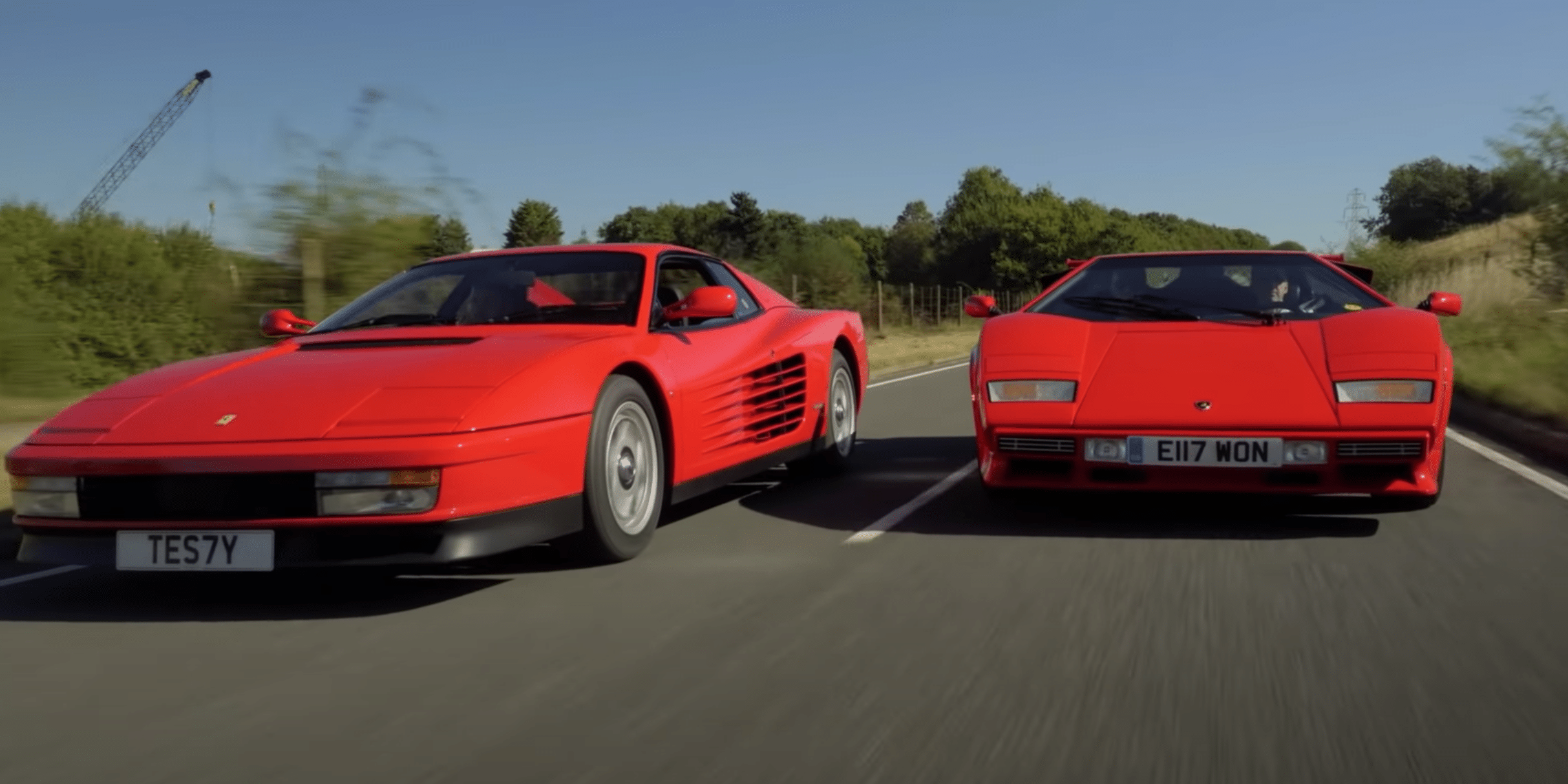 Ferrari Testarossa Lamborghini Countach
