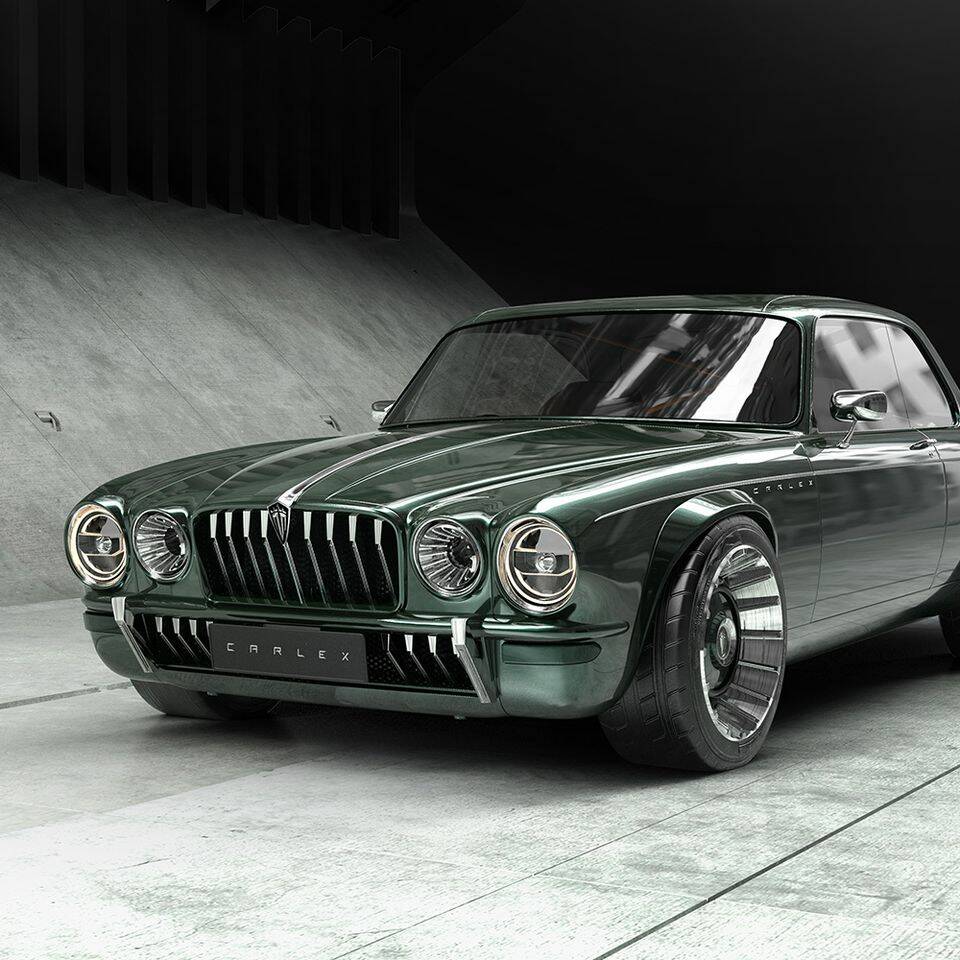 Jaguar XJC Carlex Design restomod