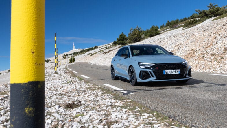 essai Audi RS 3 Sportback 2021 Mont Ventoux