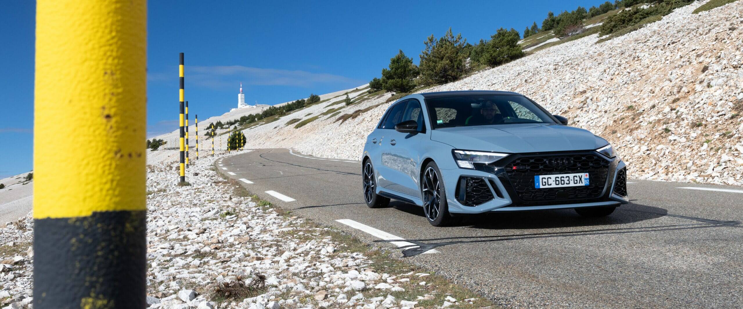 essai Audi RS 3 Sportback 2021 Mont Ventoux