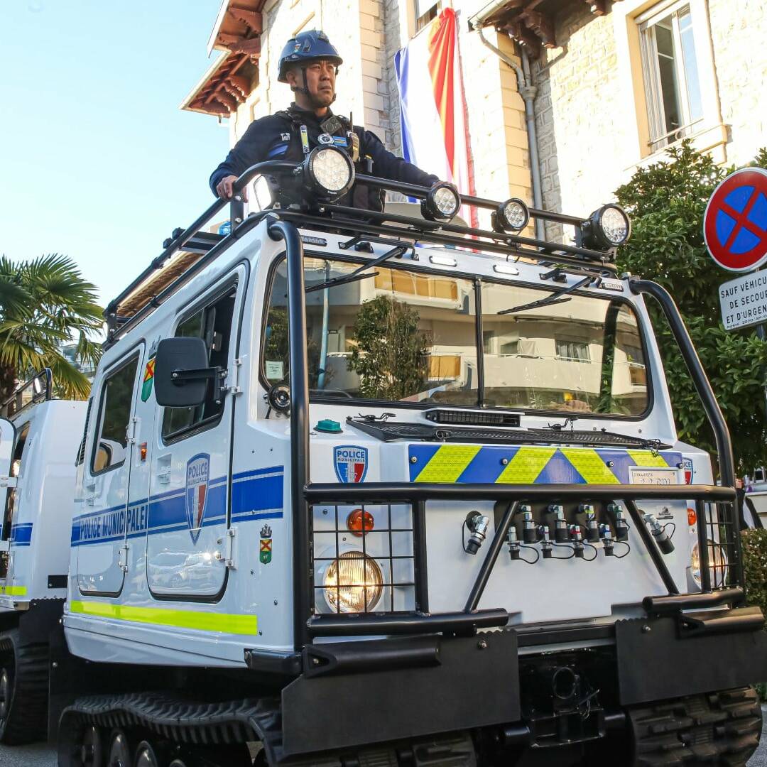 chenillettes Mandelieu Police municipale