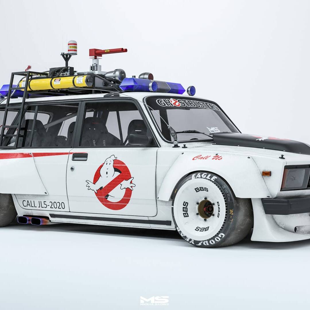 S.O.S. Fantômes Ghostbusters SOS Fantômes Lada 2104