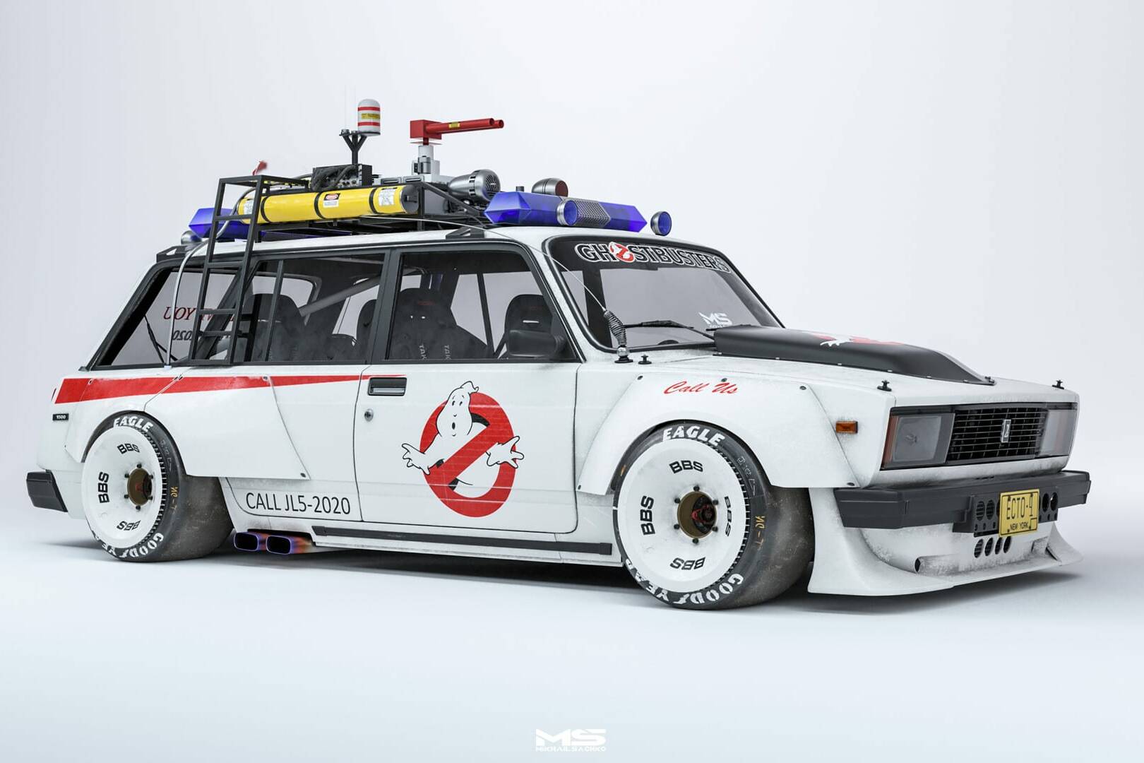 S.O.S. Fantômes Ghostbusters SOS Fantômes Lada 2104