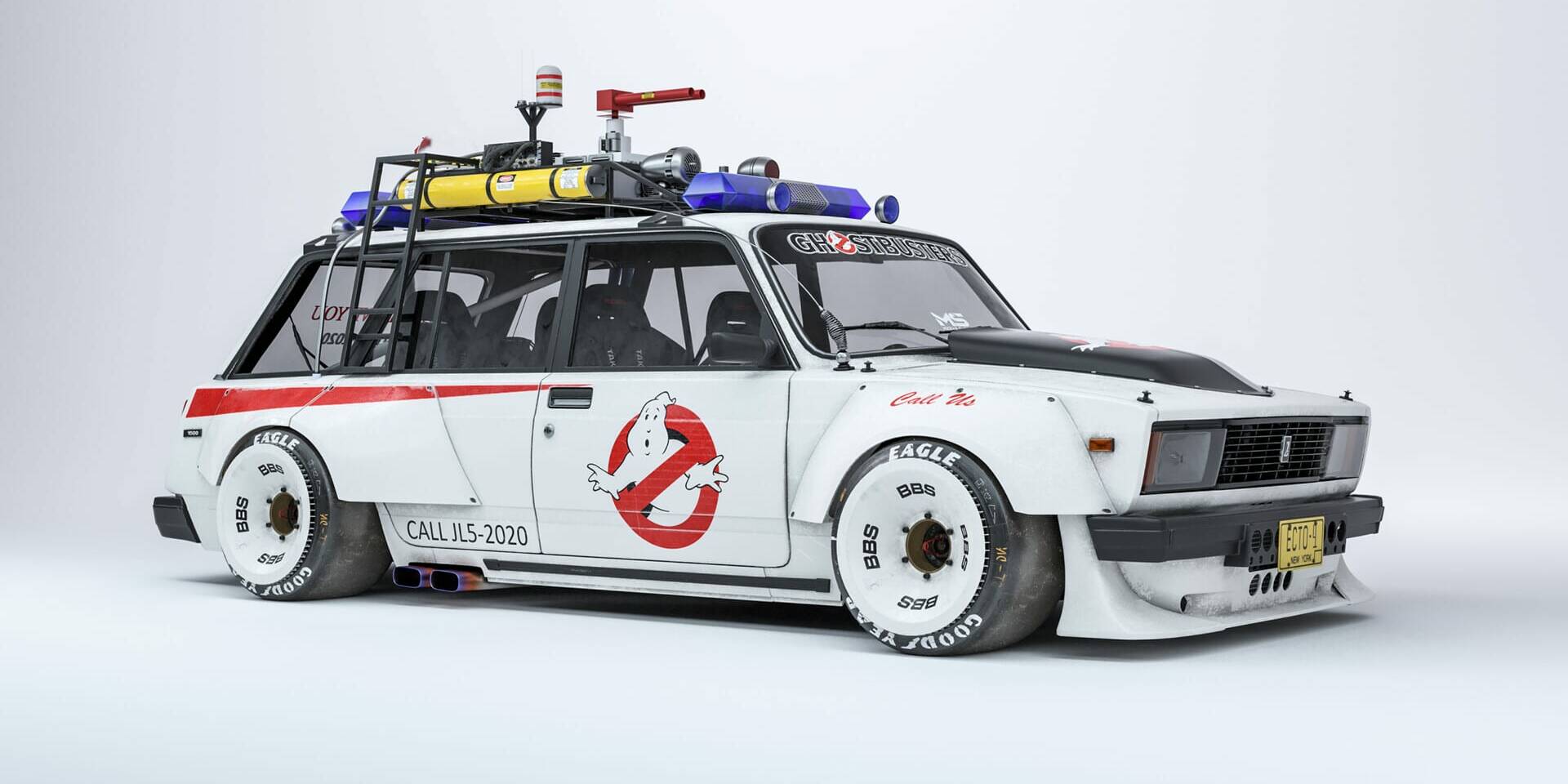 S.O.S. Fantômes Ghostbusters SOS Fantômes Lada 2104