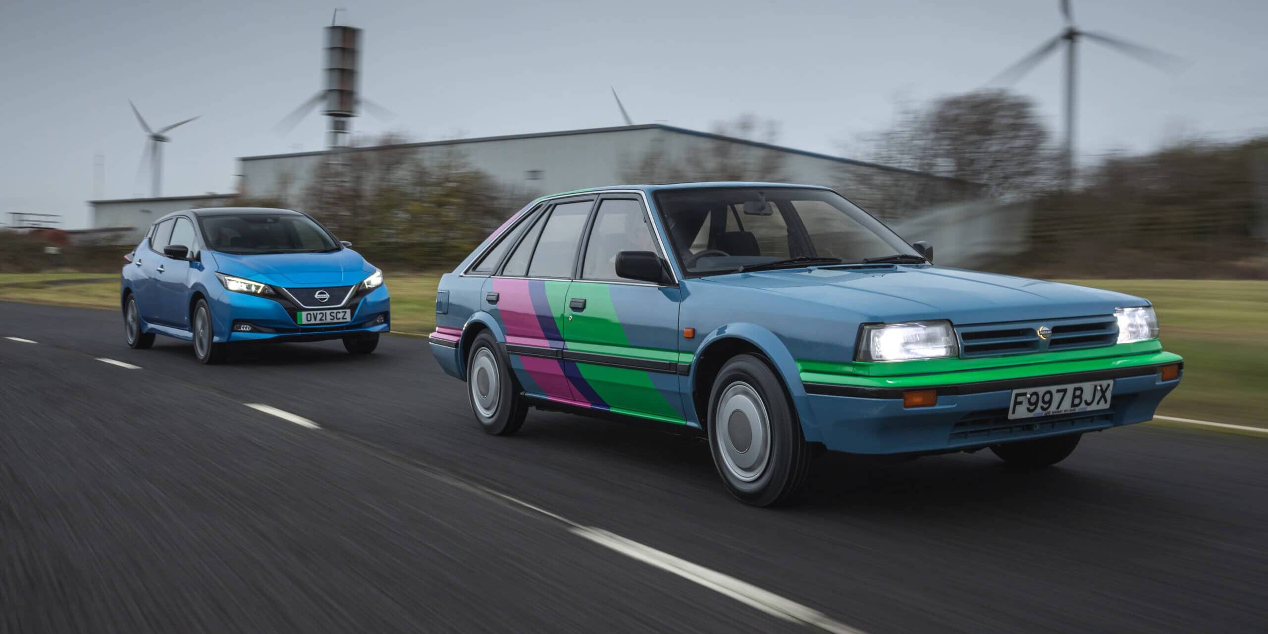 Nissan Bluebird rétrofit Nissan Leaf