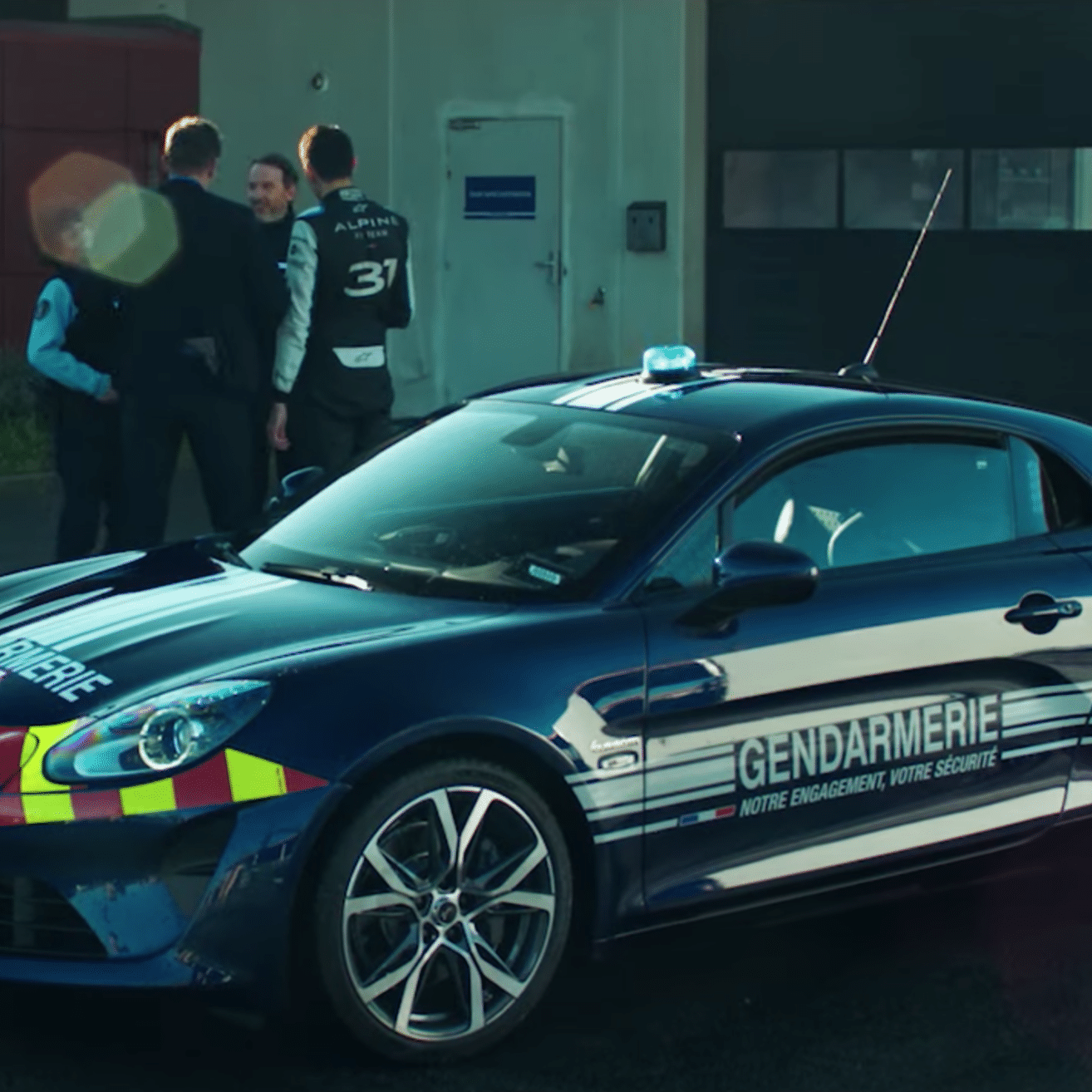 Gendarmerie nationale Alpine A110 Esteban Ocon